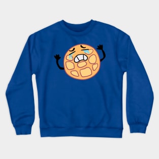 Crying Waffle Friend Crewneck Sweatshirt